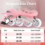 SWAY S091 Adjustable Inline Skates – Kids Recreational (Full Flash Wheels) - Image 3